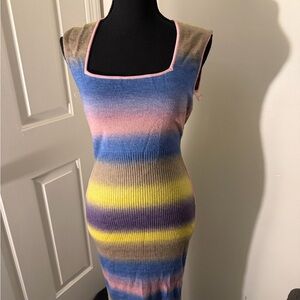 Fashion Nova Multicolor Striped Dress